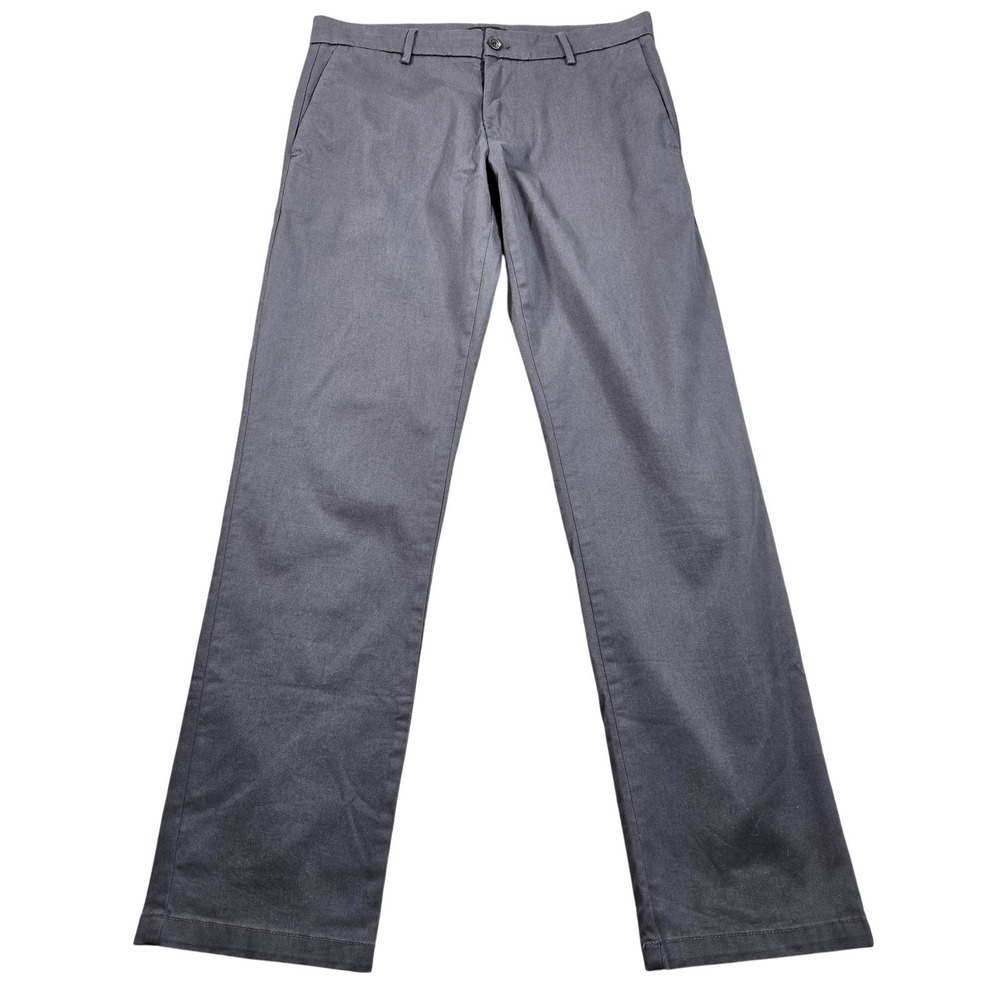 Banana Republic Pants Mens 34x32 (32x32 Tag) Gray Chino Stretch Straight